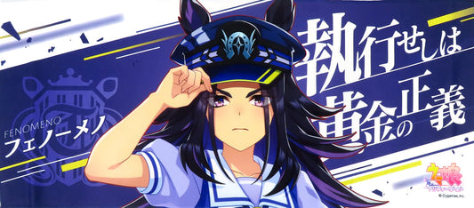 Fenomeno Official Cheering Towel - Umamusume Pretty Derby 6th EVENT The New Frontier (Cygames) 34×80cm - Pre-owned