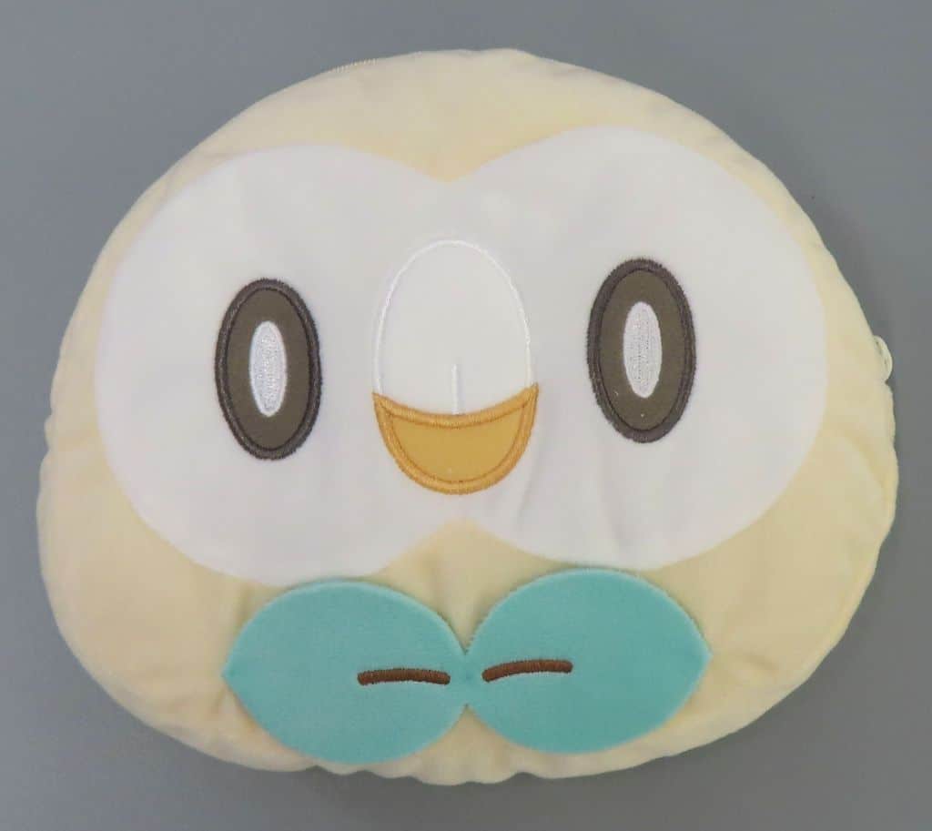 Rowlet Large Face Plush Pouch (Poképiece) - Pokémon - Banpresto - Pre-owned (Approx. 17–27 cm)