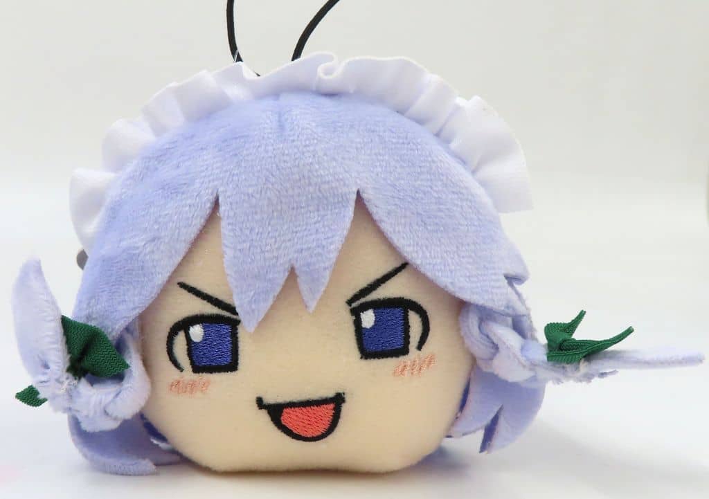 Yukkuri Sakuya Plush Mascot Vol.2 - Touhou Project - Taito 8cm Pre-owned Plush Mascot