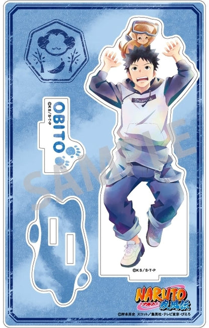 Obito Uchiha (Young) Acrylic Stand - Naruto Shippuden - KamiAni TOUCH Acrylic Stand by Kamio Japan (Approx. 160 x 102 x 3 mm) (Pre-owned)