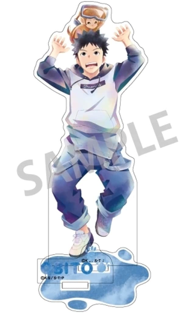 Obito Uchiha (Young) Acrylic Stand - Naruto Shippuden - KamiAni TOUCH Acrylic Stand by Kamio Japan (Approx. 160 x 102 x 3 mm) (Pre-owned)