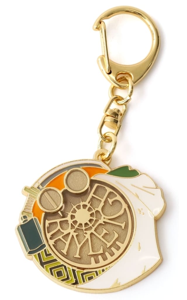 One Piece Silver's Rayleigh Symbol Motif Keychain