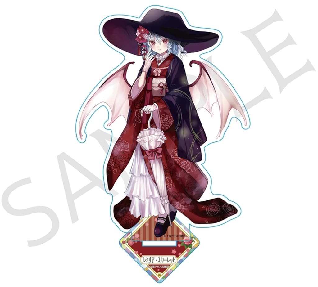 Remilia Scarlet Acrylic Stand — Haikara-san ver. (impact connect) | Touhou Project Approx. 18 cm (Used)