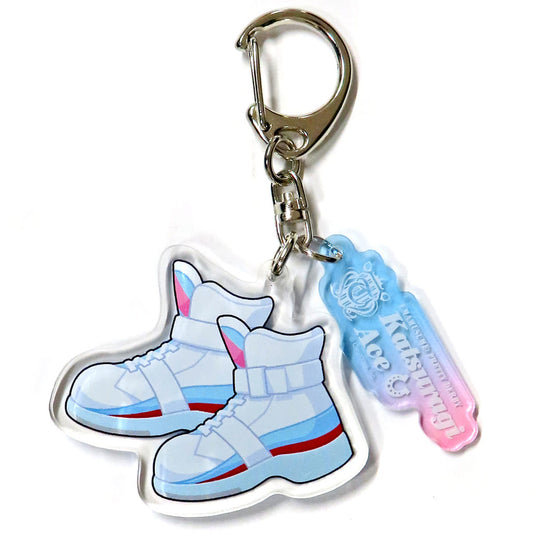 Katsuragi Ace Acrylic Trading Keychain Vol.2 - Umamusume Pretty Derby Official Racing Shoe Design (Cygames, Pre-owned)