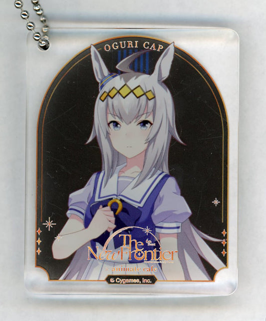 Oguri Cap Acrylic Plate Keychain - Umamusume Pretty Derby 6th EVENT The New Frontier × animatecafe CoLotta Trading Acrylic Plate Keyholder A Group (Approx 5.6×7×0.8 cm) - Animate