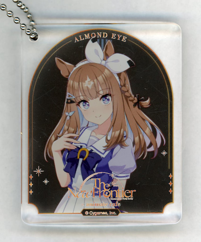Almond Eye CoLotta Trading Acrylic Plate Keyholder (B Group) - Umamusume Pretty Derby 6th EVENT The New Frontier × animatecafe (Animate, Used)