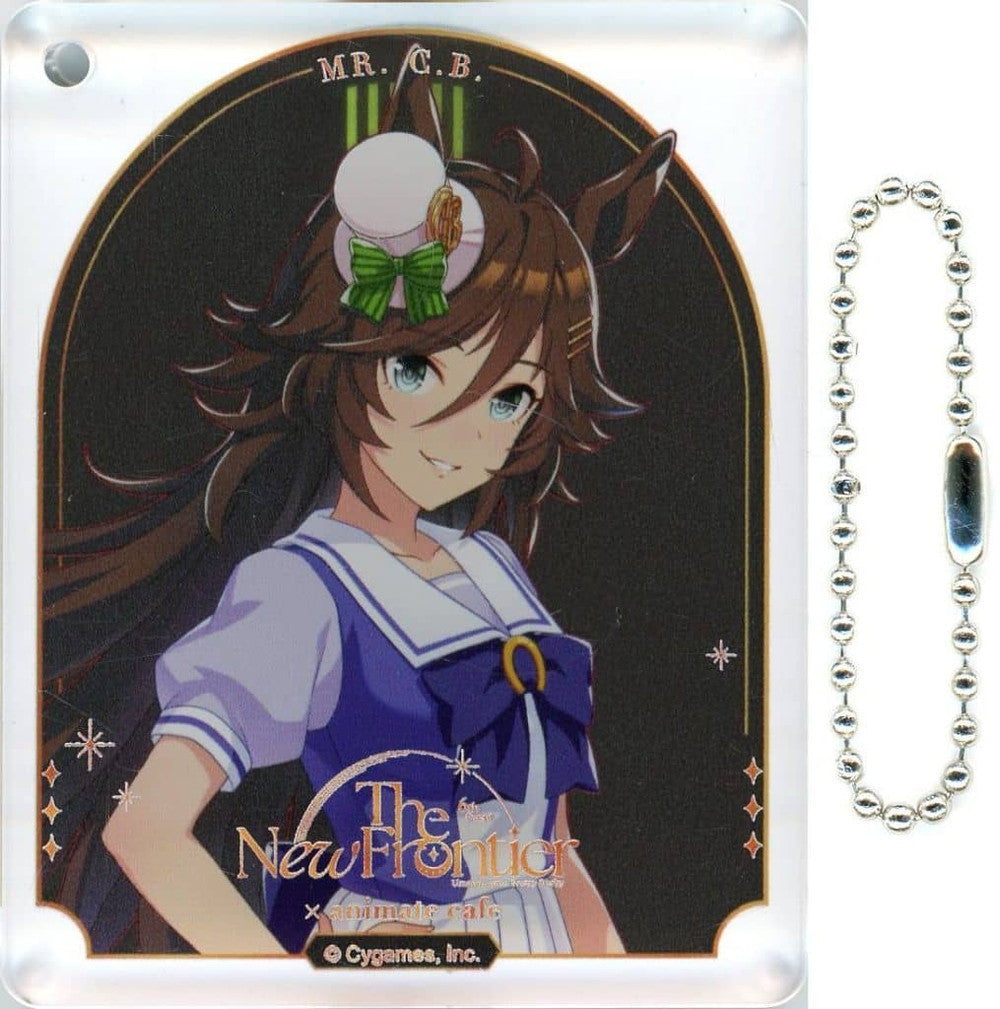 Mr. C.B. Acrylic Plate Trading Keychain - Umamusume: Pretty Derby 6th EVENT The New Frontier × animate cafe CoLotta C Group (Approx. 5.6×7×0.8 cm, Pre-owned)