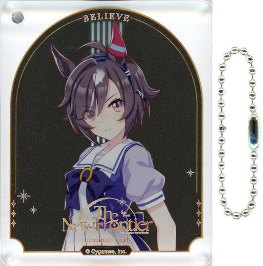 Believe CoLotta Trading Acrylic Plate Keychain C Group - Umamusume: Pretty Derby 6th EVENT The New Frontier × animatecafe (Animate, Pre-owned)