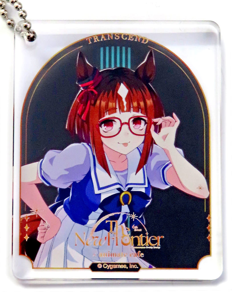 Transcend Trading Acrylic Plate Keychain D Group - Umamusume: Pretty Derby 6th EVENT The New Frontier × animate cafe (Animate, Used - strap missing)