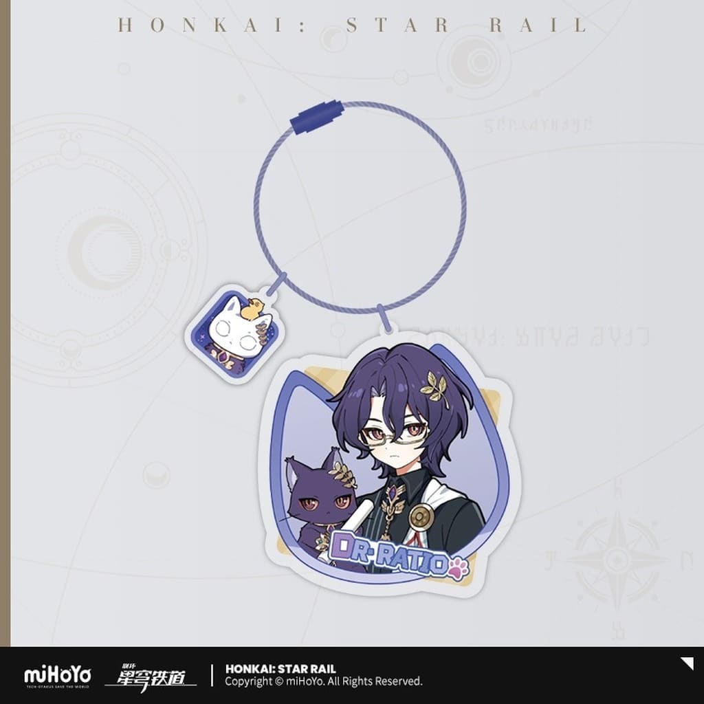 Dr. Ratio Chibi Cat Series Acrylic Keychain