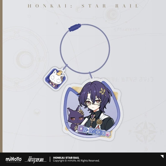 Dr. Ratio Chibi Cat Series Acrylic Keychain