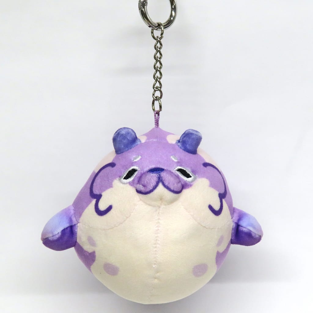 Genshin Puku Puku Beast Purple Mini Plush Keychain Charm