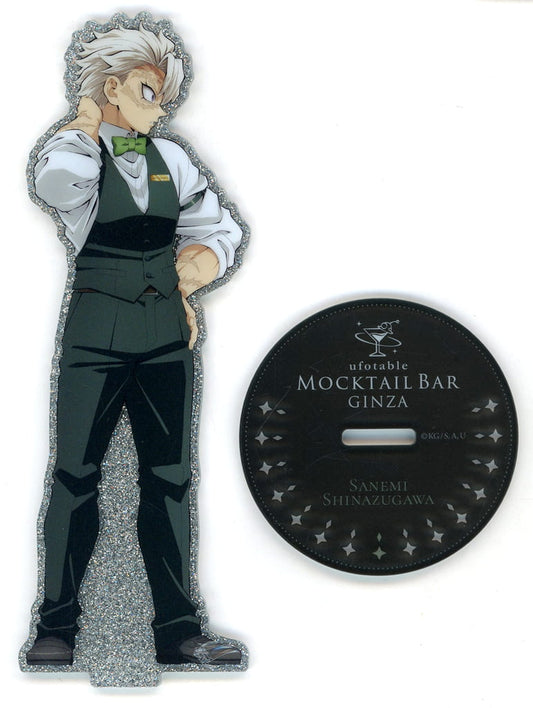 Sanemi Shinazugawa Double-Sided Acrylic Stand - Demon Slayer: Kimetsu no Yaiba × ufotable MOCKTAIL BAR GINZA (Approx. 42–67 mm) - Pre-owned