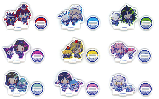 Girls Band Cry × Sanrio Acrylic Petit Stand 01 Complete 9-Type Set