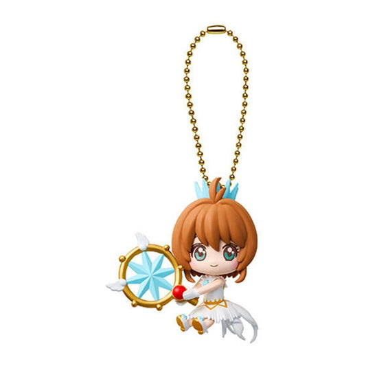 Sakura B Item & Mascot Twin Charm Keychain - Cardcaptor Sakura (Bandai) Pre-owned
