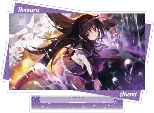 Homura Akemi Acrylic Stand - Puella Magi Madoka Magica Magia Exedra (Movic) - Approx. 14.5 x 10 cm - Pre-owned