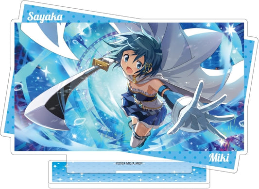 Sayaka Miki Acrylic Stand - Puella Magi Madoka Magica Magia Exedra (Movic, Pre-owned) Approx. 14.5 x 10 cm