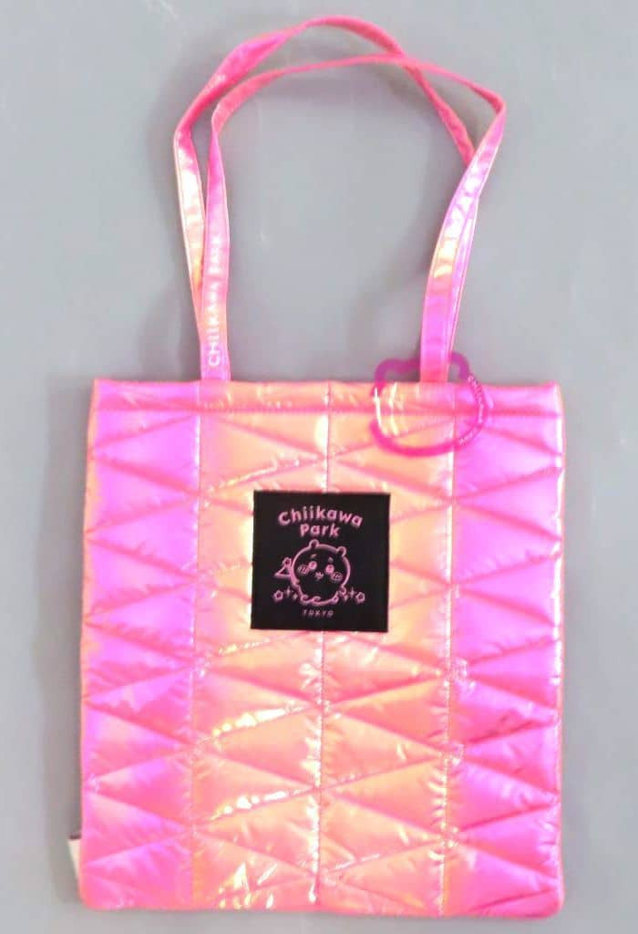 Chiikawa Park Quilted Tote Bag Pink