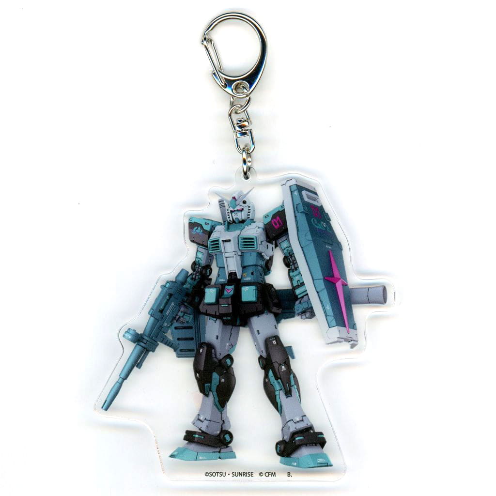 RX-78-2 Gundam Hatsune Miku Ver. Acrylic Charm - 45th Anniversary Collaboration - Bandai - Approx. 85 mm (Used)