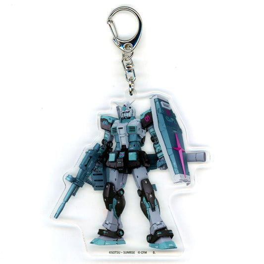 RX-78-2 Gundam Hatsune Miku Ver. Acrylic Charm - 45th Anniversary Collaboration - Bandai - Approx. 85 mm (Used)