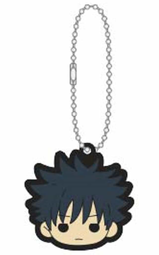 Megumi Fushiguro Rubber Keychain - Jujutsu Kaisen Season 2 Rubber Keyholder Collection (MOVIC, Approx. 5 x 5 cm) - Pre-owned