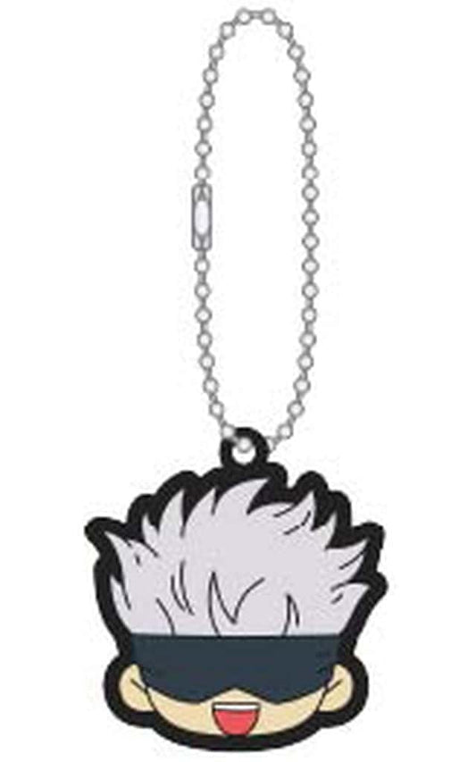 Satoru Gojo Rubber Keychain - Jujutsu Kaisen Season 2 Rubber Keyholder Collection (Movic) Pre-owned