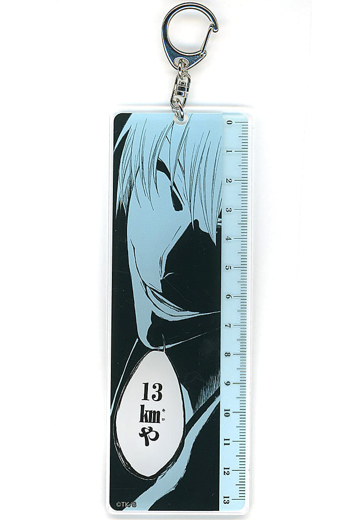 Gin Ichimaru Ruler-Style Acrylic Keyholder - Bleach World (Approx. 140 x 30 mm) - Bandai Namco Experience - Pre-owned