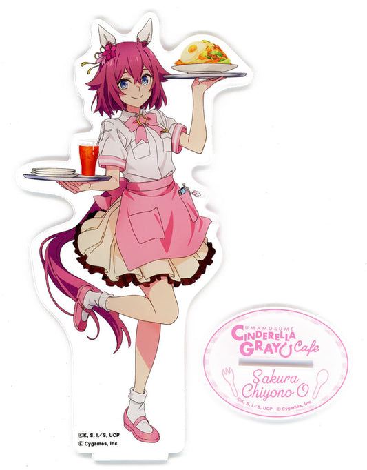 Sakura Chiyono O Acrylic Stand - Umamusume: Cinderella Gray "Cafe in Brunch Park" (TBS Growdia) - Pre-owned