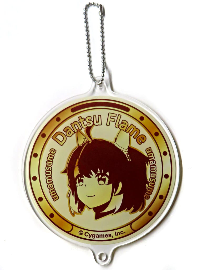 Dantsu Flame Acrylic Coaster Charm - Umamusume: Pretty Derby × Suntory BOSS Promo (Ø90mm, Suntory)