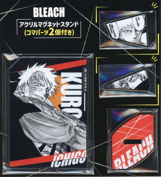 Ichigo Kurosaki Acrylic Magnet Stand with 2 Panel Parts - BLEACH (Pre-owned, Shueisha)