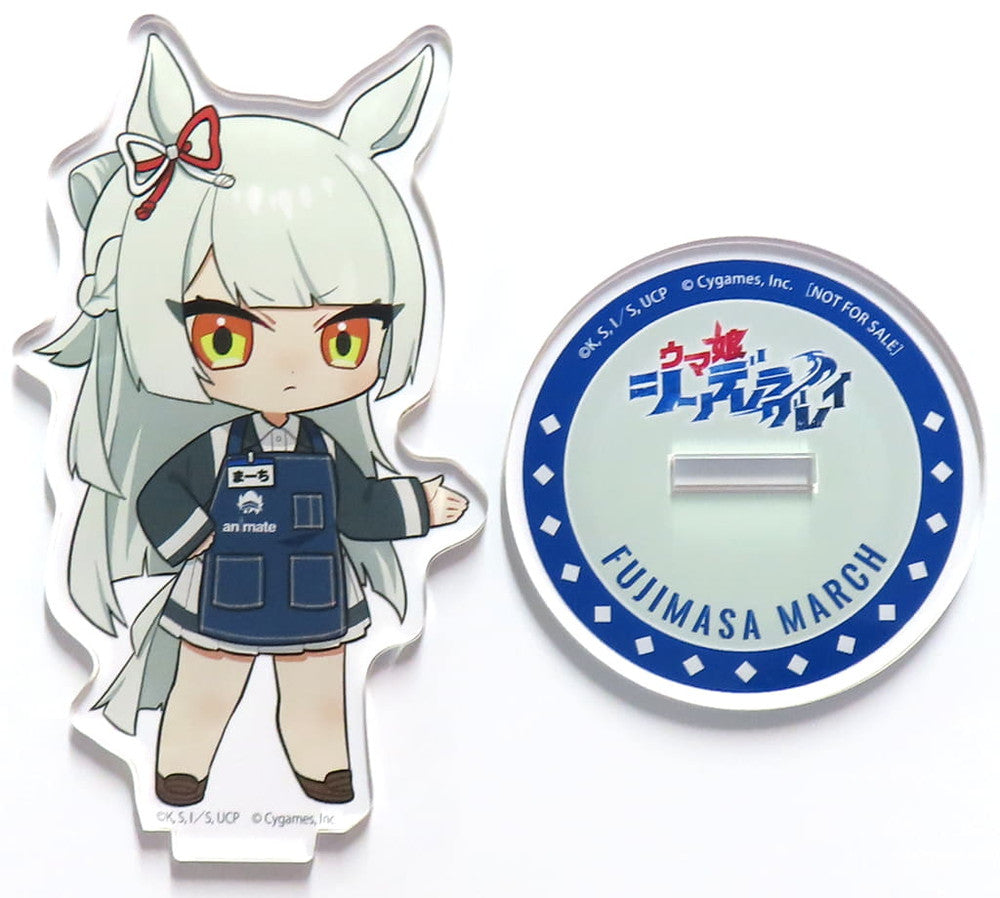 Fujimasa March Acrylic Stand - Umamusume: Cinderella Gray - Animate Point Exchange Prize (Approx. 80×90mm)