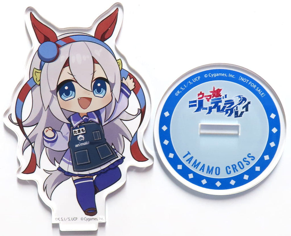Tamamo Cross Acrylic Stand - Umamusume: Cinderella Gray Animate Point Exchange Prize (Approx. 80×90mm)