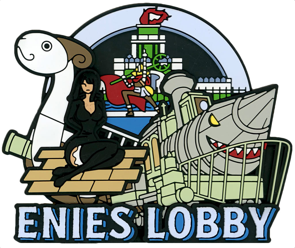 Enies Lobby One Piece Rubber Magnet - Ichiban Kuji The Throne of Power F-3 Prize, 8 cm, BANDAI SPIRITS