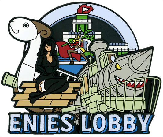 Enies Lobby One Piece Rubber Magnet - Ichiban Kuji The Throne of Power F-3 Prize, 8 cm, BANDAI SPIRITS