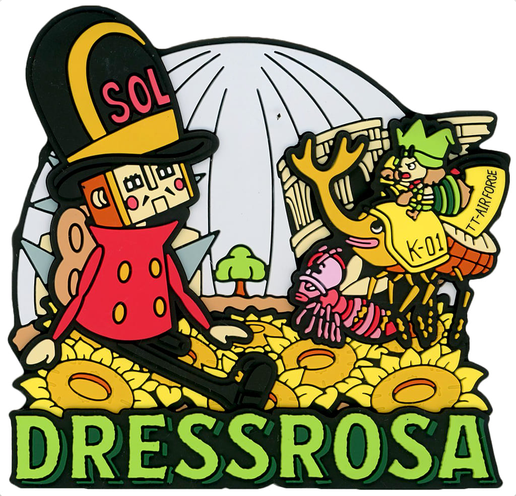 Dressrosa Rubber Magnet F-5 Prize from Ichiban Kuji ONE PIECE The Throne of Power by BANDAI SPIRITS, Approx. 8 cm
