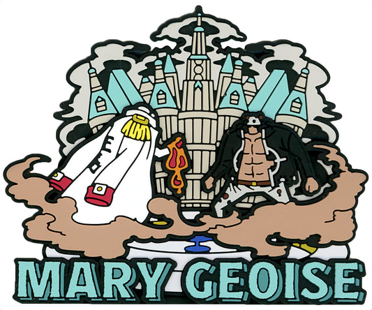Mary Geoise Rubber Magnet F-6 Prize from Ichiban Kuji ONE PIECE The Throne of Power by BANDAI SPIRITS, 8 cm