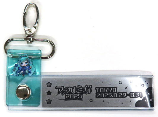 Hatsune Miku Magical Mirai 2025 TOKYO Silver Tape Strap Keychain - Tokyo Venue Exclusive, Approx. 19 cm (Lawson Entertainment)