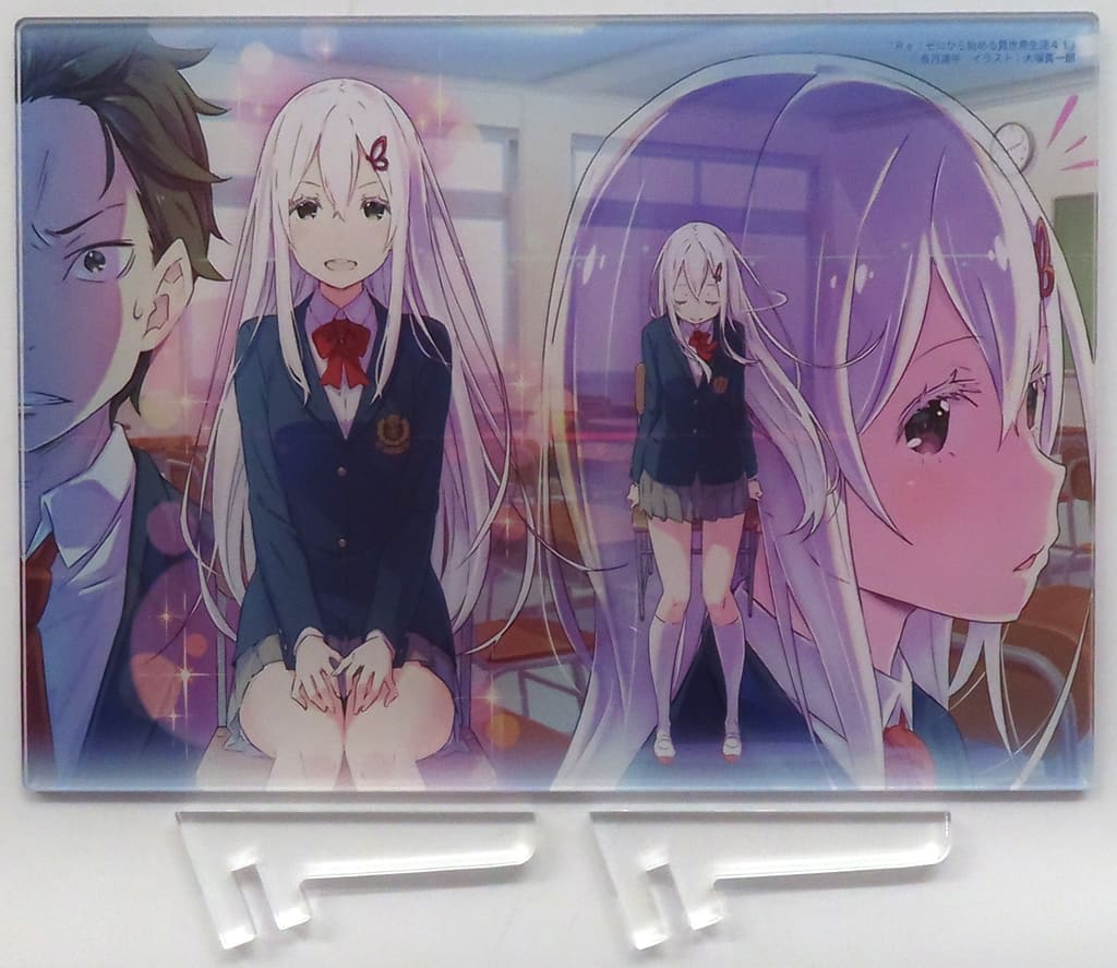 [Single] Subaru & Echidna Mini Acrylic Panel, Re:ZERO Vol. 41