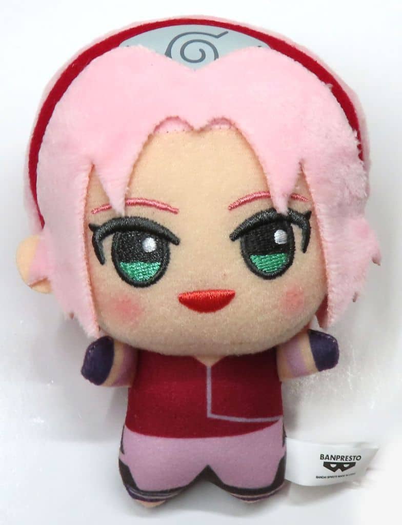 Sakura Haruno - Naruto Shippuden Chibi Plush Vol. 1 by Banpresto, Approx. 11 cm