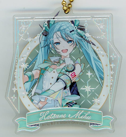 Hatsune Miku Aurora Foil Acrylic Keychain Collection A - Project SEKAI: Colorful Stage! feat. Hatsune Miku (Approx. 60×65mm) - Pre-owned