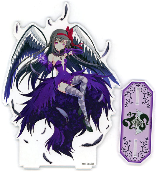 Demon Homura Big Acrylic Stand - Puella Magi Madoka Magica Magia Exedra - Aniplex - Approx. 200 mm (Pre-owned)