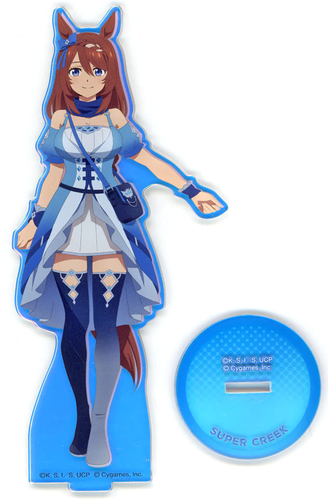 Super Creek Aurora Acrylic Stand (Acrylic Stand) - Umamusume: Cinderella Gray - Movic - Approx. 9×17 cm - Pre-owned