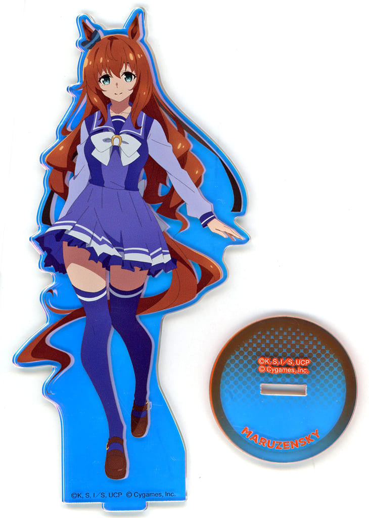 Maruzensky Aurora Acrylic Stand (Movic) — Umamusume: Cinderella Gray — Approx 9×17 cm — Pre-owned