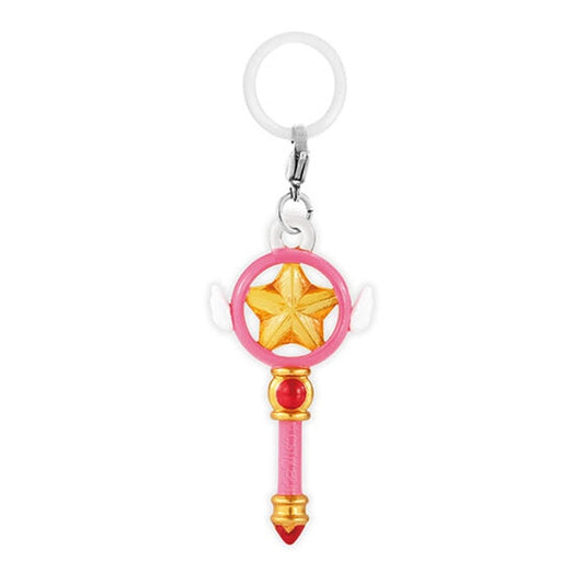 Star Wand Strap Charm - Cardcaptor Sakura Mejirushi Accessories 2 - Bandai - Approx. 30 mm - Pre-owned