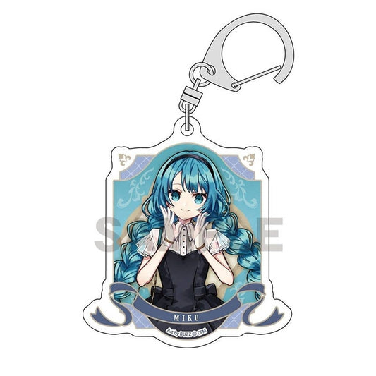 Hatsune Miku (One Piece) Acrylic Keyholder - Retro☆Kobe 2025 - Crux Brand - Approx. 65 x 45 x 3 mm (Pre-owned)