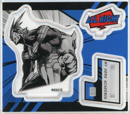 All Might Die-Cut Acrylic Figure - My Hero Academia 'HEROES' (Left Facing, Height Approx. 50 mm) - Shueisha
