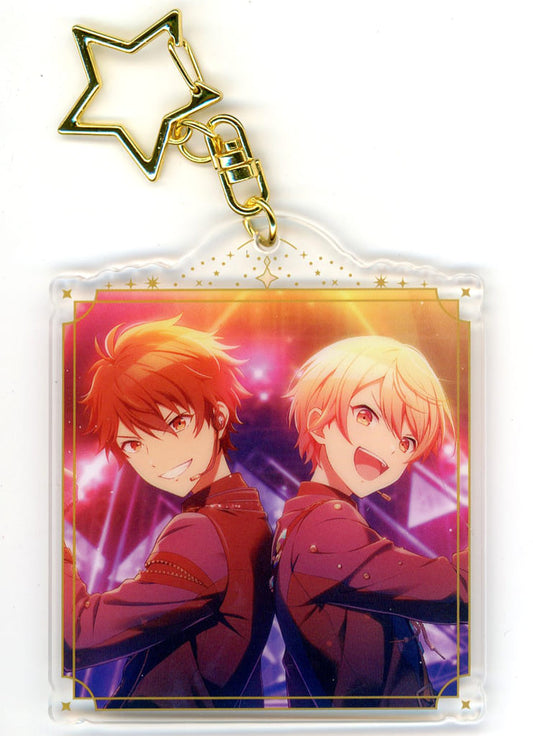 Tsukasa Tenma × Chiaki Morisawa Acrylic Keyholder - Project SEKAI COLORFUL STAGE! feat. Hatsune Miku × Ensemble Stars!! - Colorful Palette - Approx. 65 mm (Pre-owned)