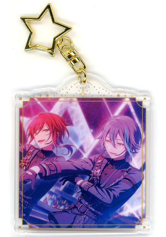Rui Kamishiro × Natsume Sakasaki Acrylic Keychain - Project SEKAI COLORFUL STAGE! feat. Hatsune Miku × Ensemble Stars!! - Colorful Palette - Approx. 65 mm (Pre-owned)