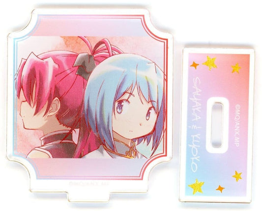 Sayaka Miki & Kyoko Sakura Acrylic Stand - Puella Magi Madoka Magica Ani-Art aqua label Vol.4 Bilibili World 2025 Goods (ARMA BIANCA, Pre-owned)