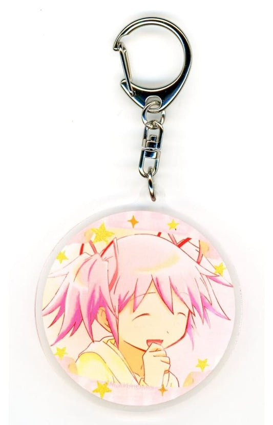 Madoka Kaname Acrylic Keychain - Puella Magi Madoka Magica Movie Rebellion Ani-Art aqua label Vol.4 Bilibili World 2025 Goods (ARMA BIANCA) - Pre-owned